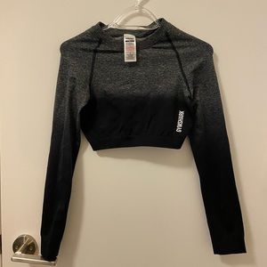 GYMSHARK - Adapt Ombré Seamless long sleeve crewneck.